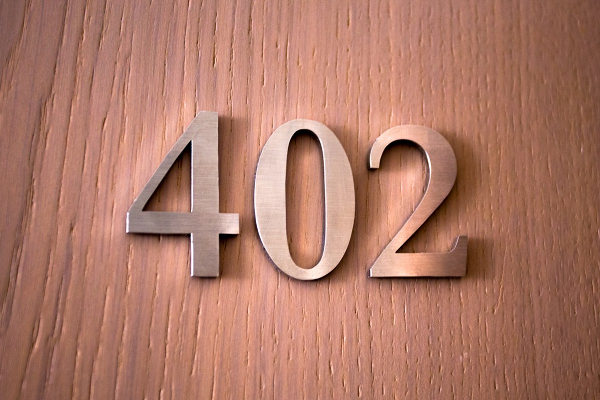 Hotel room numbers