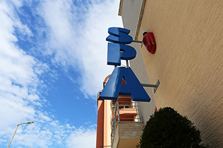 Екстериорно 3D брандиране на AquaSun Hotel and Spa