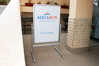 Алуминиев стопер за AquaSun Hotel and Spa